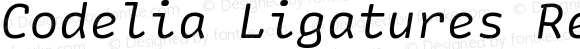 Codelia Ligatures Regular Italic