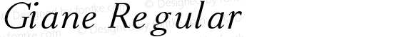 Giane W05 Italic