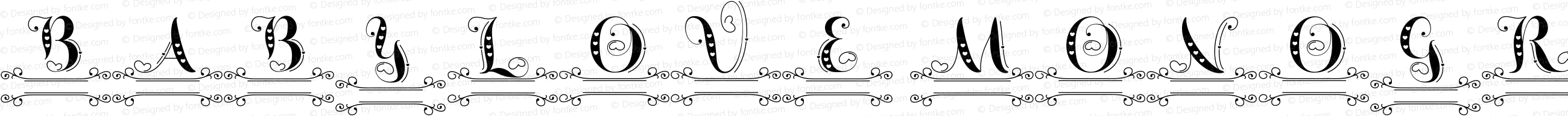 Babylove Monogram