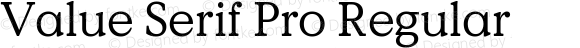 Value Serif Pro Regular