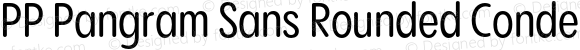 PP Pangram Sans Rounded Condensed Medium