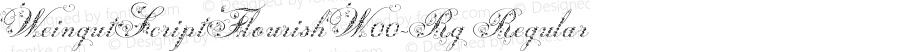 Weingut Script Flourish W00 Rg