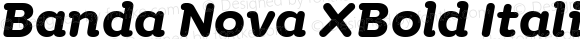 Banda Nova XBold Italic