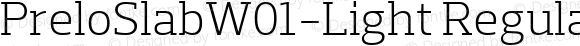 PreloSlabW01-Light Regular