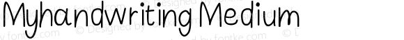 Myhandwriting Medium