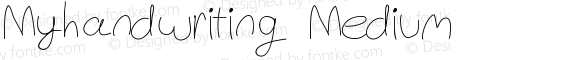 Myhandwriting Medium