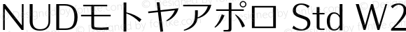 NUDモトヤアポロ Std W2b 