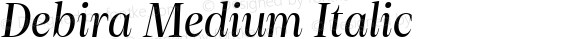 Debira Medium Italic