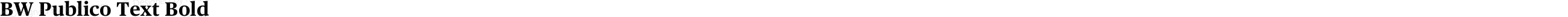 BW Publico Text Bold