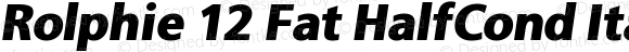 Rolphie 12 Fat HalfCond Italic