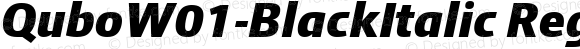 Qubo W01 Black Italic