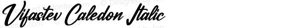 Vifastev Caledon Italic