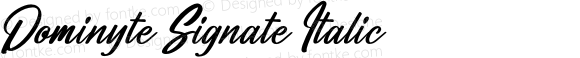 Dominyte Signate Italic