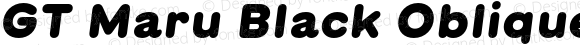 GT Maru Black Oblique