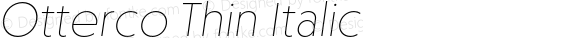 Otterco Thin Italic