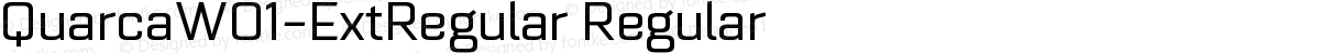 QuarcaW01-ExtRegular Regular