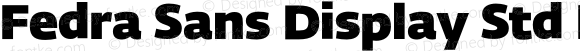 Fedra Sans Display Std Heavy