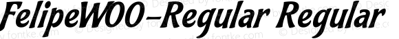 FelipeW00-Regular Regular