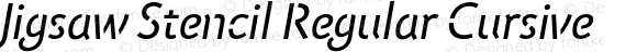 JigsawStencilRegularCursive