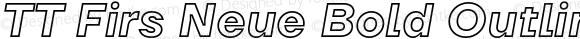 TT Firs Neue Bold Outline Italic