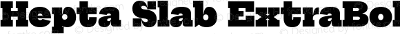 Hepta Slab ExtraBold