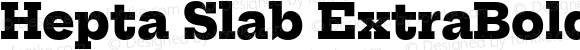 Hepta Slab ExtraBold