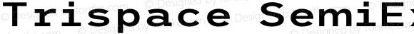 Trispace SemiExpanded SemiBold