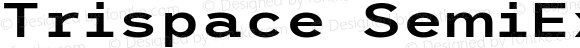 Trispace SemiExpanded SemiBold