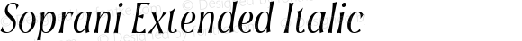 Soprani Extended Italic