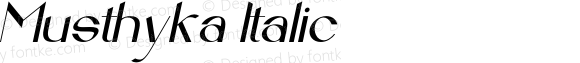 Musthyka Italic