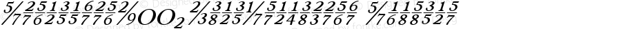 Ronaldson W00 Ital Fractions