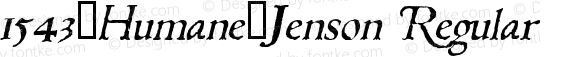 1543_Humane_Jenson W00 Italic