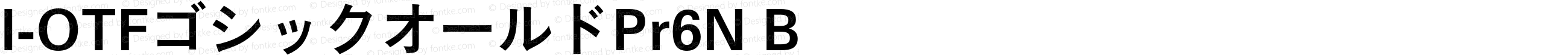 I-OTFゴシックオールドPr6N B