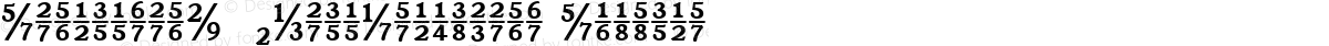 RonaldsonW00-BoldFractions Regular