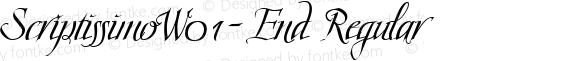 ScriptissimoW01-End Regular Version 1.1