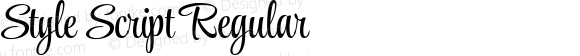 Style Script Regular