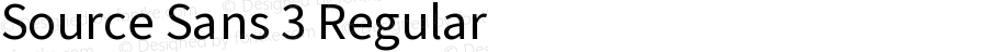 Source Sans 3 Regular