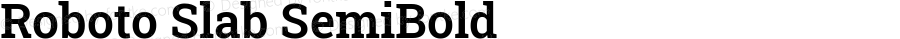 Roboto Slab SemiBold