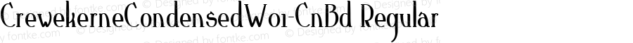 CrewekerneCondensedW01-CnBd Regular