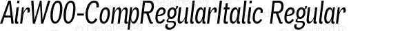 AirW00-CompRegularItalic Regular