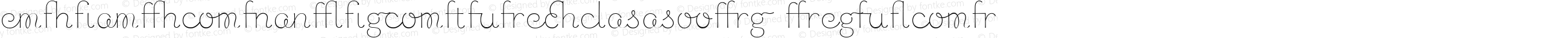 Chic Hand Ligatures W00 Regular