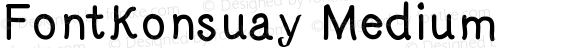 FontKonsuay Medium