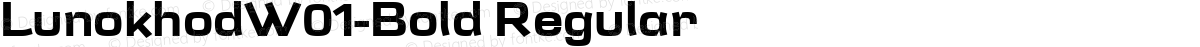 LunokhodW01-Bold Regular