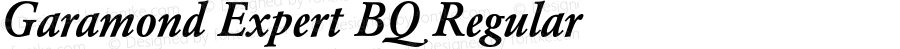 Garamond (R) Expert Medium Italic OsF