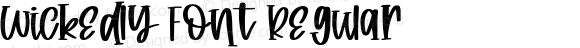 Wickedly Font Regular