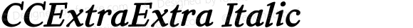 CCExtraExtra Italic