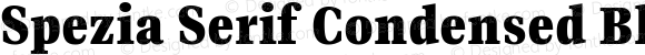 Spezia Serif Condensed Black C