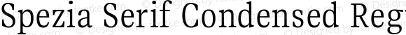Spezia Serif Condensed Regular C