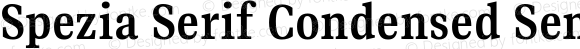 Spezia Serif Condensed SemiBold C
