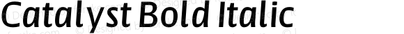 Catalyst Bold Italic